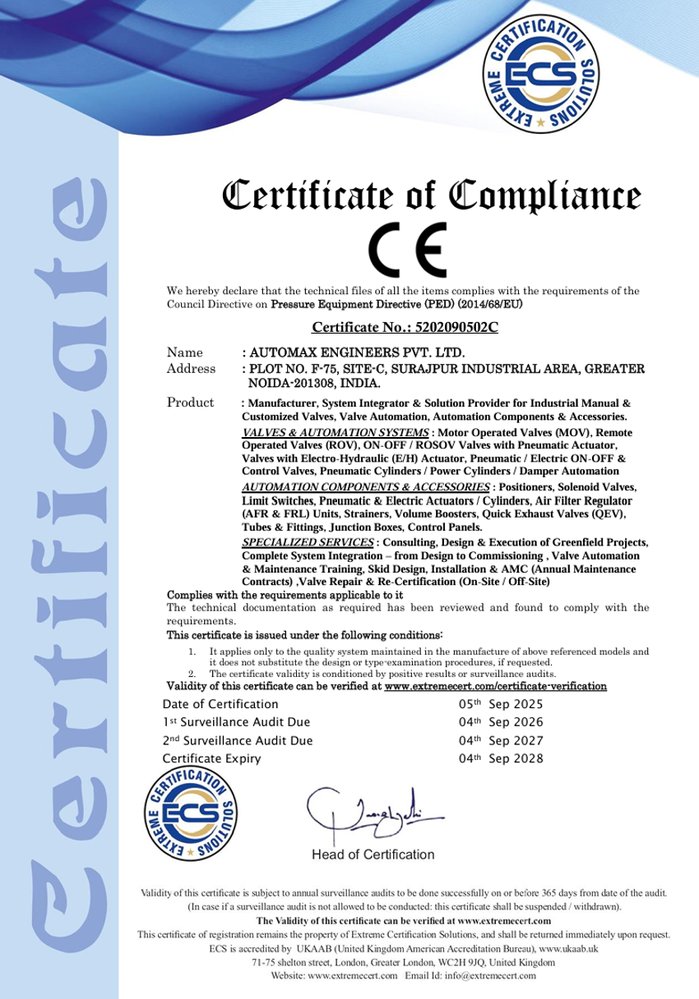 Certificate of Compliance